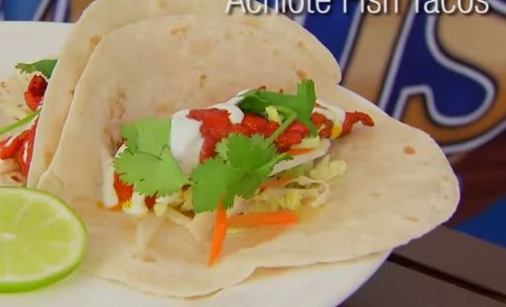 Achiote Fish Tacos